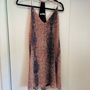 Three eighty two snakeskin dress